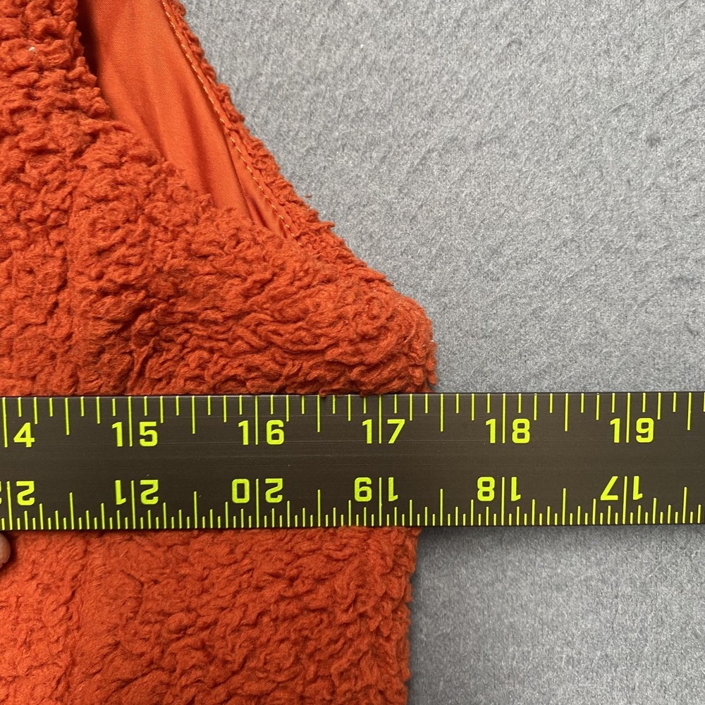 Patagonia‎ Vest Womens Medium Orange Los Gatos Fleece Full Zip Lined STY25216 - Picture 7 of 9